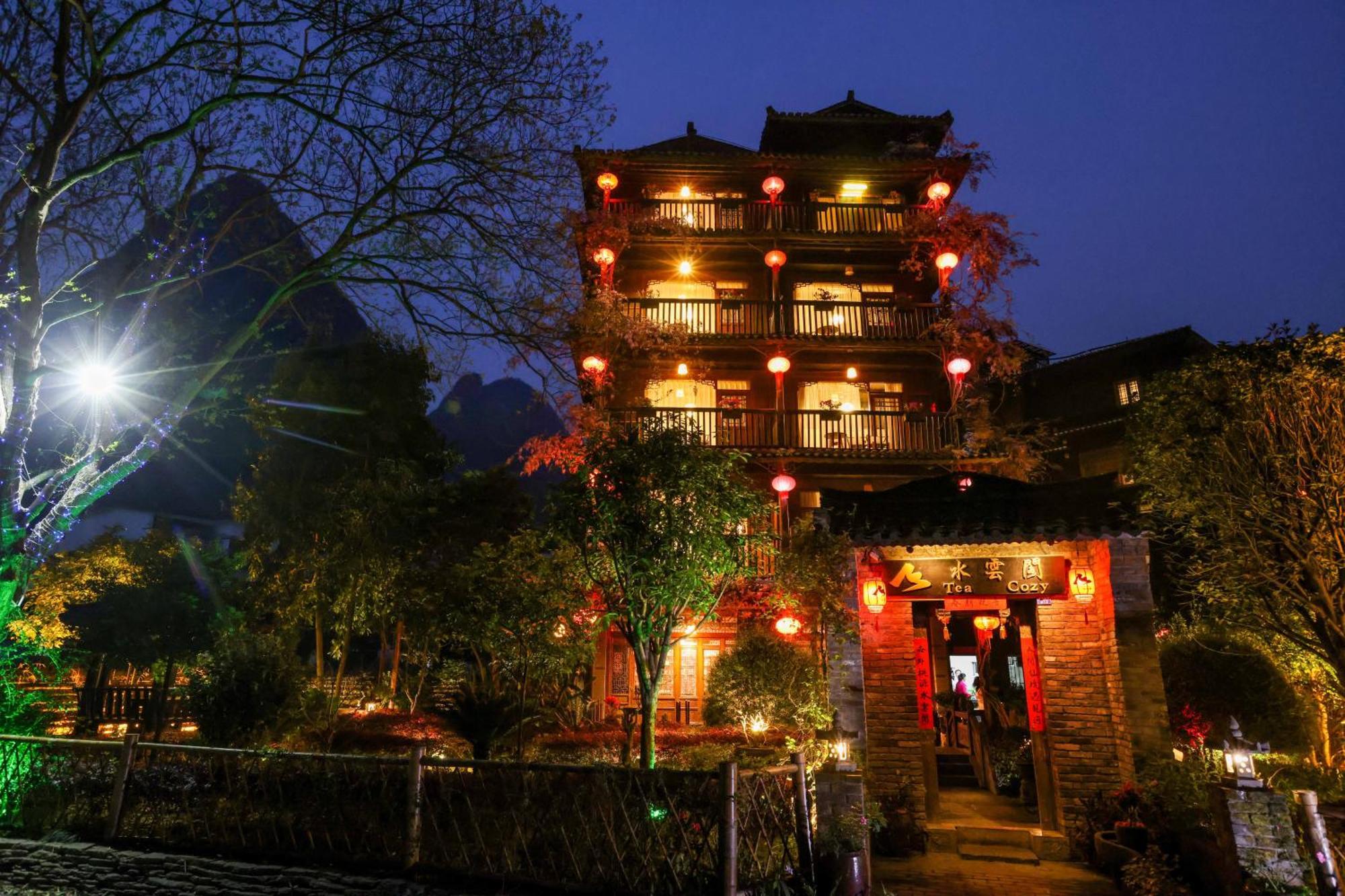 Gasthaus Yangshuo Tea Cozy--One Way Free Pick Up From Airport Or Ts 4 Nights Exterior foto