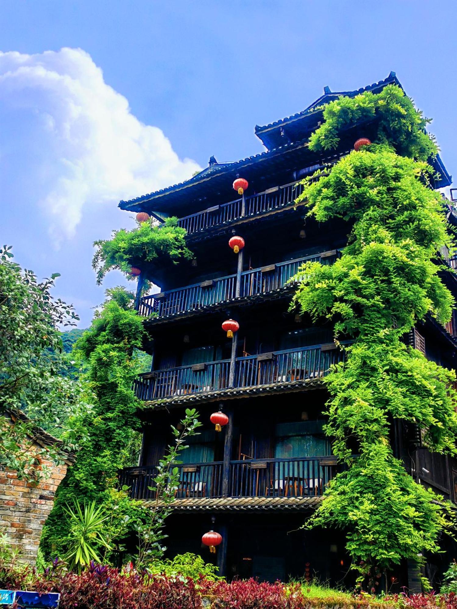 Gasthaus Yangshuo Tea Cozy--One Way Free Pick Up From Airport Or Ts 4 Nights Exterior foto