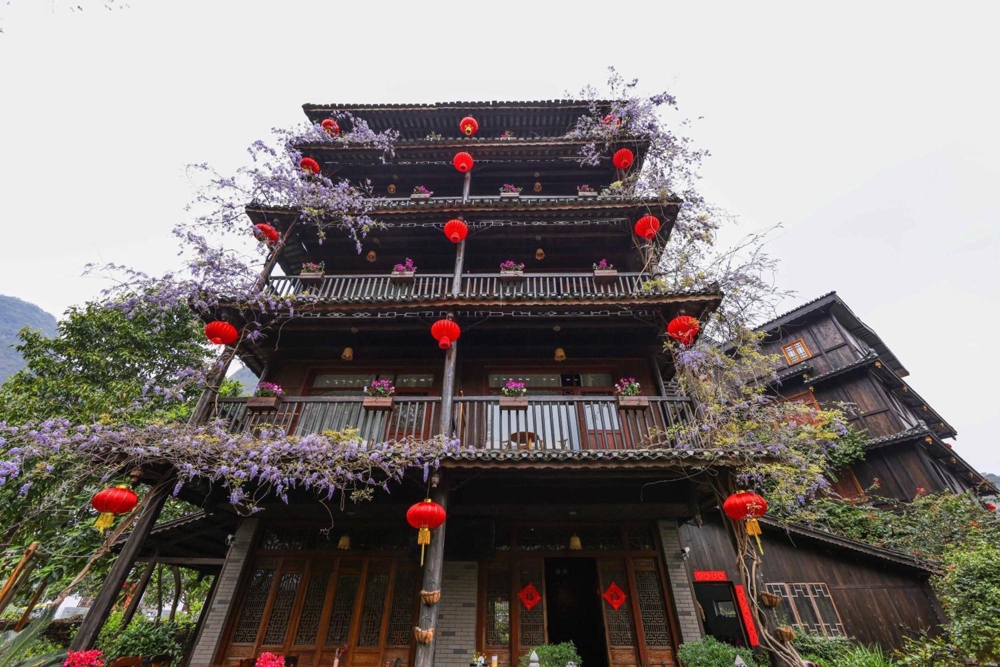 Gasthaus Yangshuo Tea Cozy--One Way Free Pick Up From Airport Or Ts 4 Nights Exterior foto