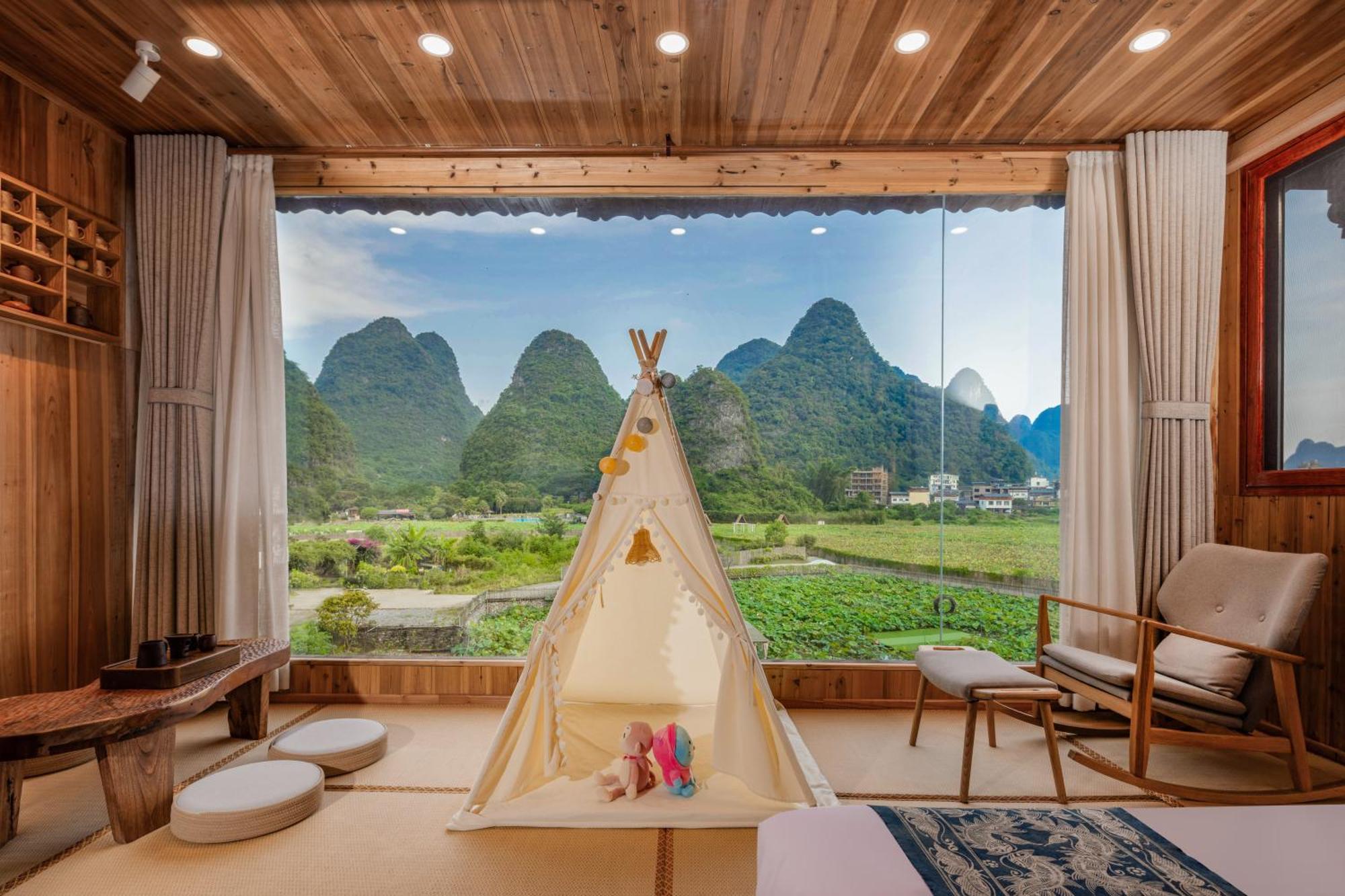 Gasthaus Yangshuo Tea Cozy--One Way Free Pick Up From Airport Or Ts 4 Nights Exterior foto